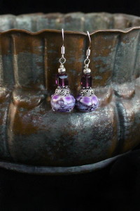 Pretty Purple Earring