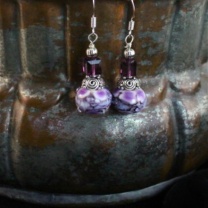 Pretty Purple Earring