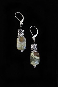 Jasper Celtic Earring