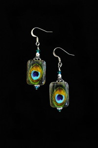 Free Spirited Peacock Earrings