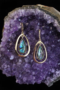 Abalone Swing Earrings