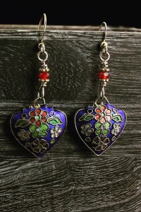 Cloisonne Hearts