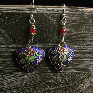 Cloisonne Hearts