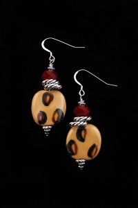 African Animal Print Earrings