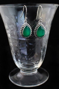 Green Onyx Earrings