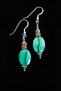 Malachite Mademoiselle Earring