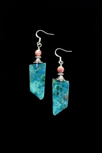 The Chrysocolla Earring