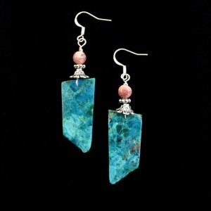 The Chrysocolla Earring