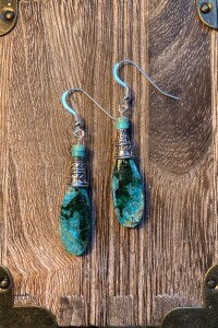 Chrysocolla Earring