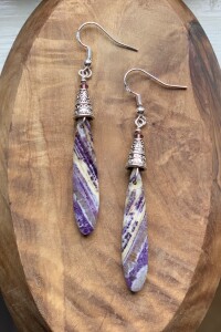 Fancy Fluorite Earrings