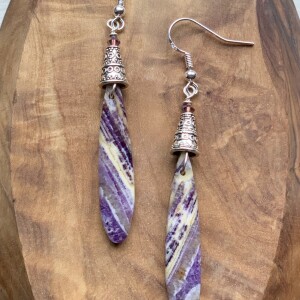 Fancy Fluorite Earrings