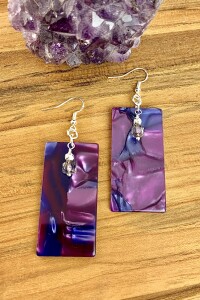 Mod Squad Earrings (Purple)