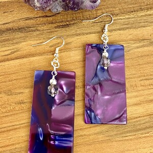 Mod Squad Earrings (Purple)