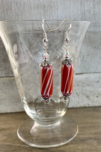 Candy Cane Earring