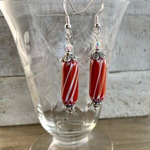 Candy Cane Earring