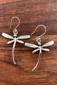 Sterling Silver Dragonfly Earrings