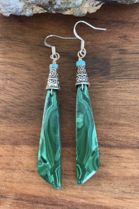 Malachite Baby Earring