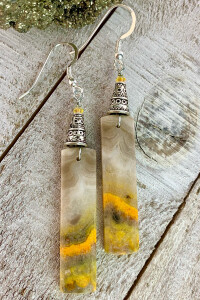 Bumblebee Jasper Earrings