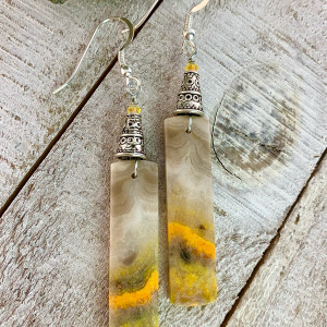 Bumblebee Jasper Earrings