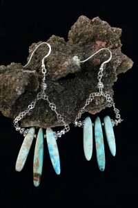 The Larimar Inspired Earring