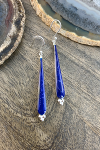 Long Lapis Earrings