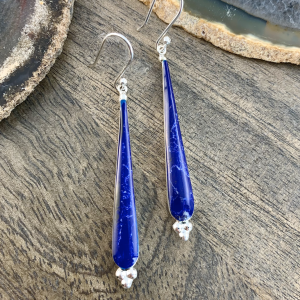 Long Lapis Earrings