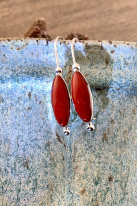 Red Onyx & Sterling