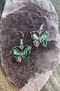 Abalone Butterfly Earring