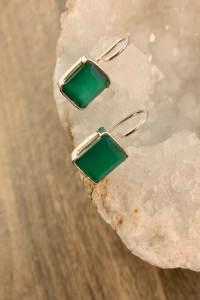 Green Onyx & Sterling