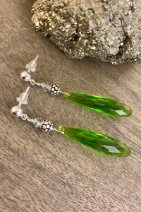 Virgo's Peridot Earrings