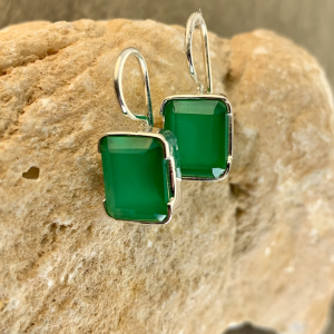 Green Onyx and Sterling