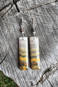 Bumblebee Jasper Earrings