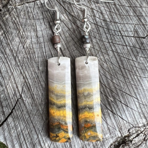 Bumblebee Jasper Earrings