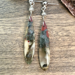 African Bloodstone Earring