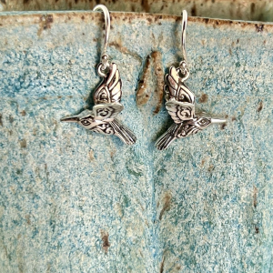 Sterling Hummingbird Earrings