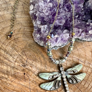 Dressy Dragonfly Necklace