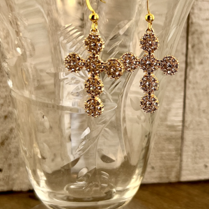 The Ornate Cross Earring