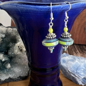 A Splash Of Lime Earring