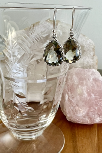 Green Amethyst Earrings