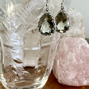 Green Amethyst Earrings