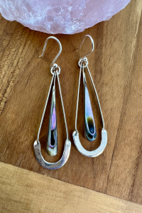 Abalone Swing Earrings