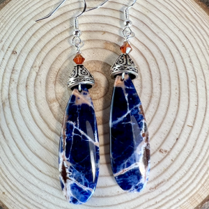 The Sodalite Earring