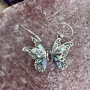 Abalone Butterfly Earring