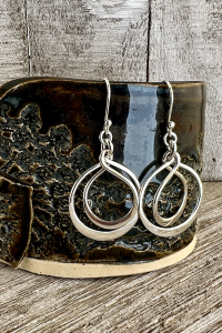 Sterling Swirl Earrings