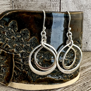 Sterling Swirl Earrings