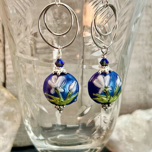 Wild Iris Earrings