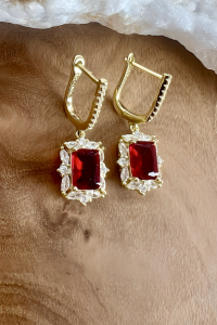 The Ruby Lookalike Earring